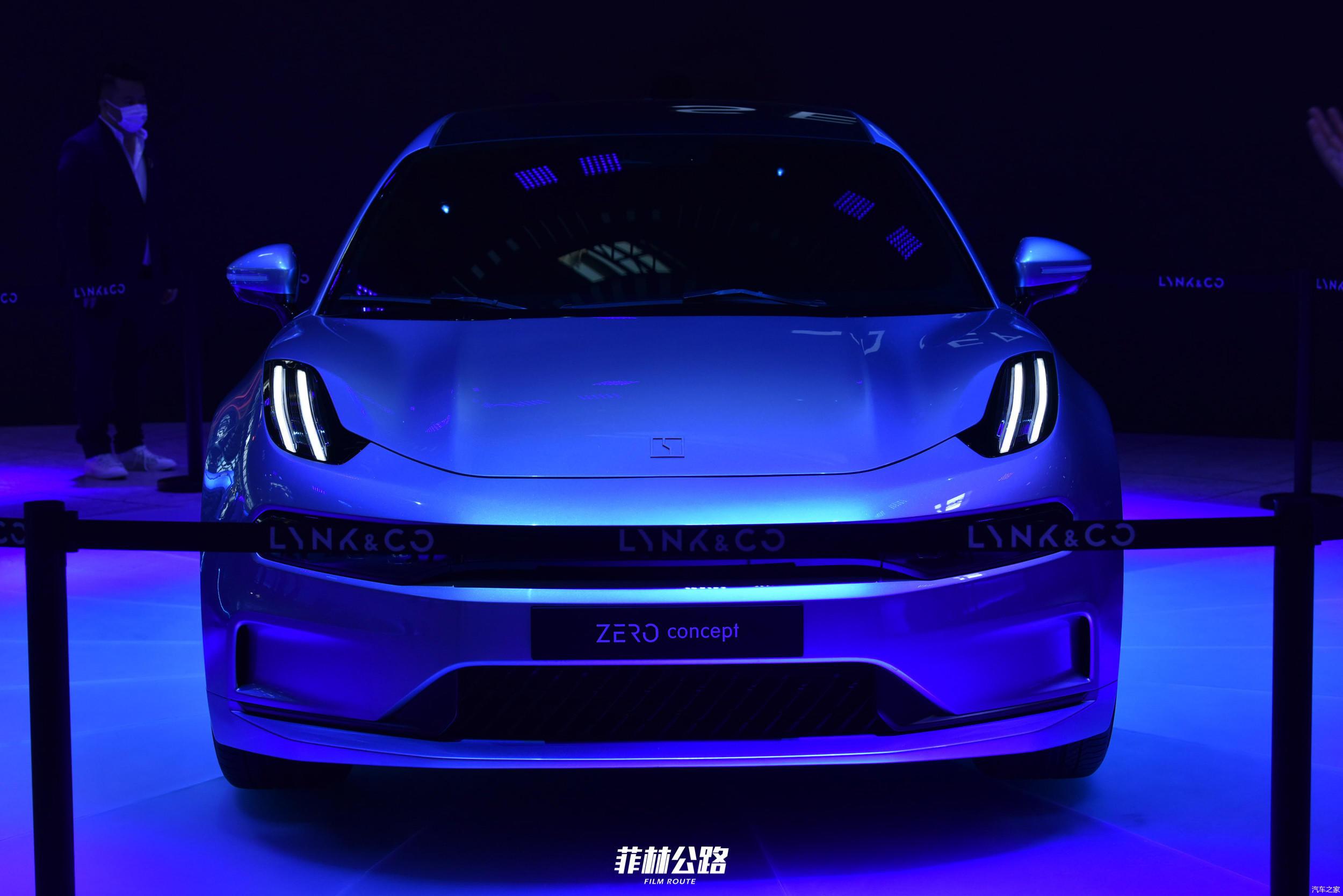 新车实拍菲林公路2020北京车展报道领克zeroconcept