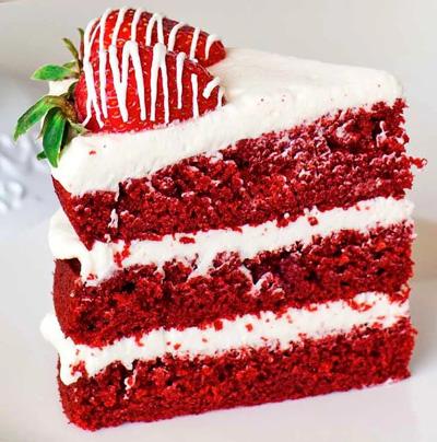 这款美妙的红丝绒蛋糕自带魅力值