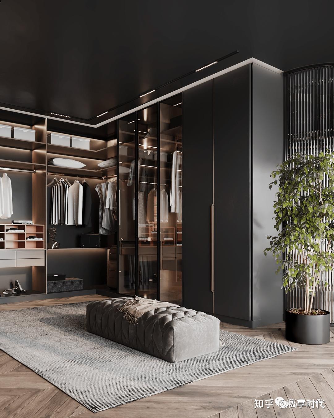 听说别墅豪宅里都有一个这样奢华的衣帽间