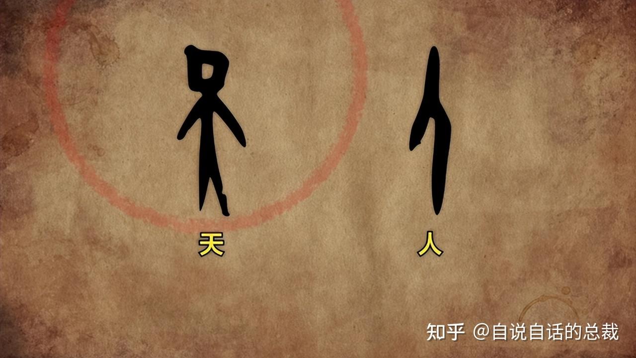 甲骨文的天字