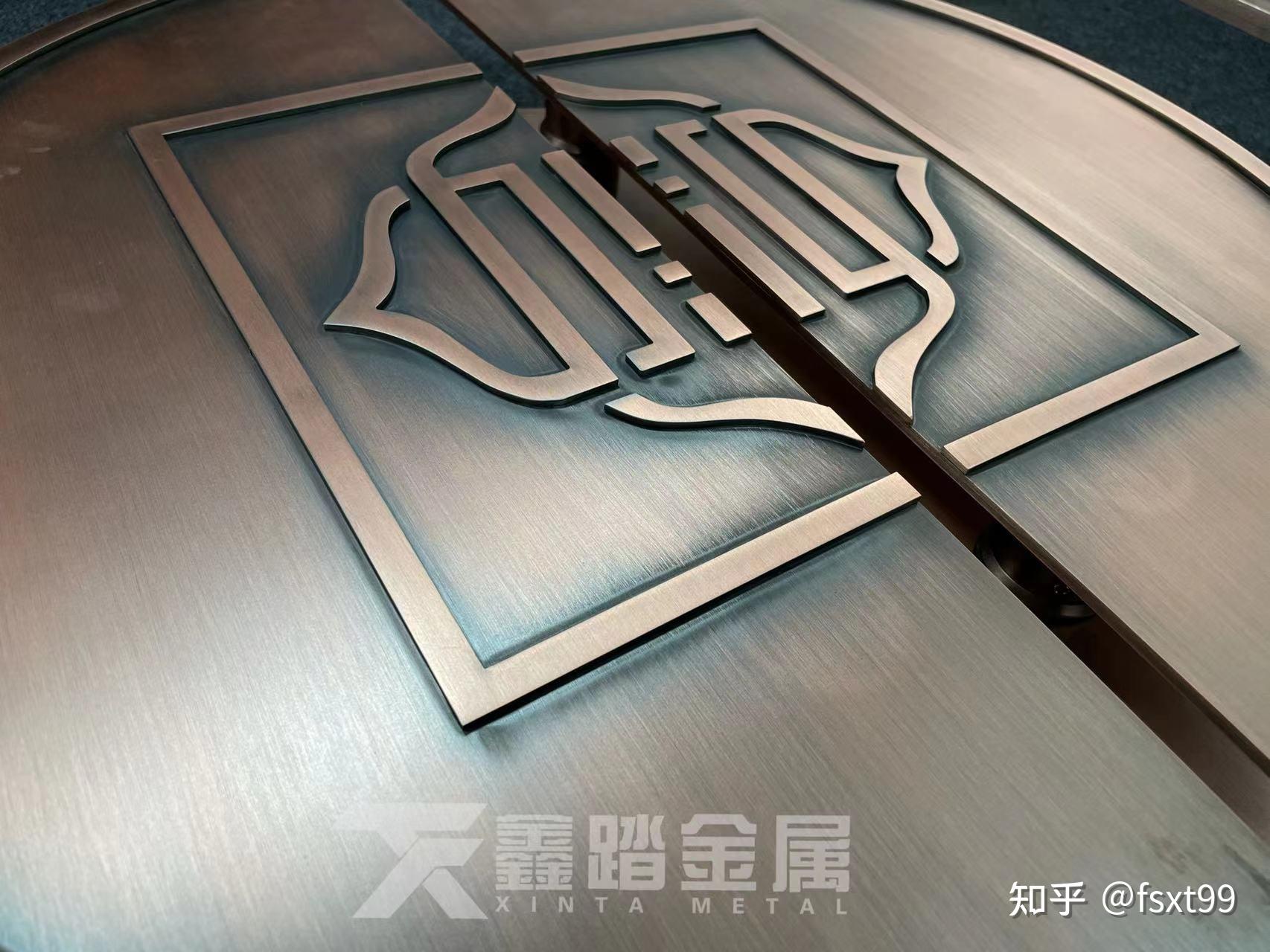 不锈钢拉丝仿古铜大门拉手