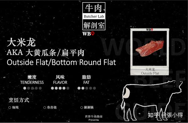牛肉中英文名称 肉块高清图 分割部位图 肉质特性以及烹饪方式 世界牛肉指南牛肉解剖室 知乎