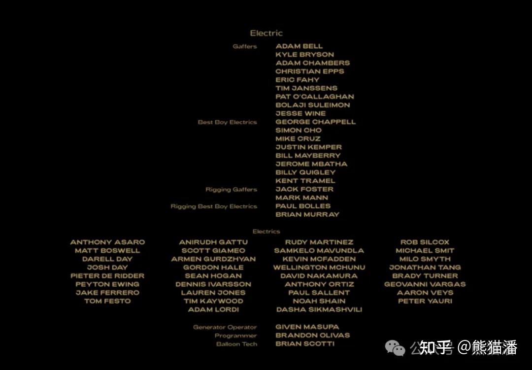 一文看懂电影演职员表 - 知乎