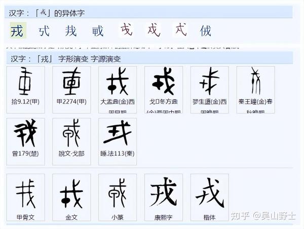 怎样来区别与认识戉、戊、戍、戌、戎、戒、的构成与本义? - 知乎