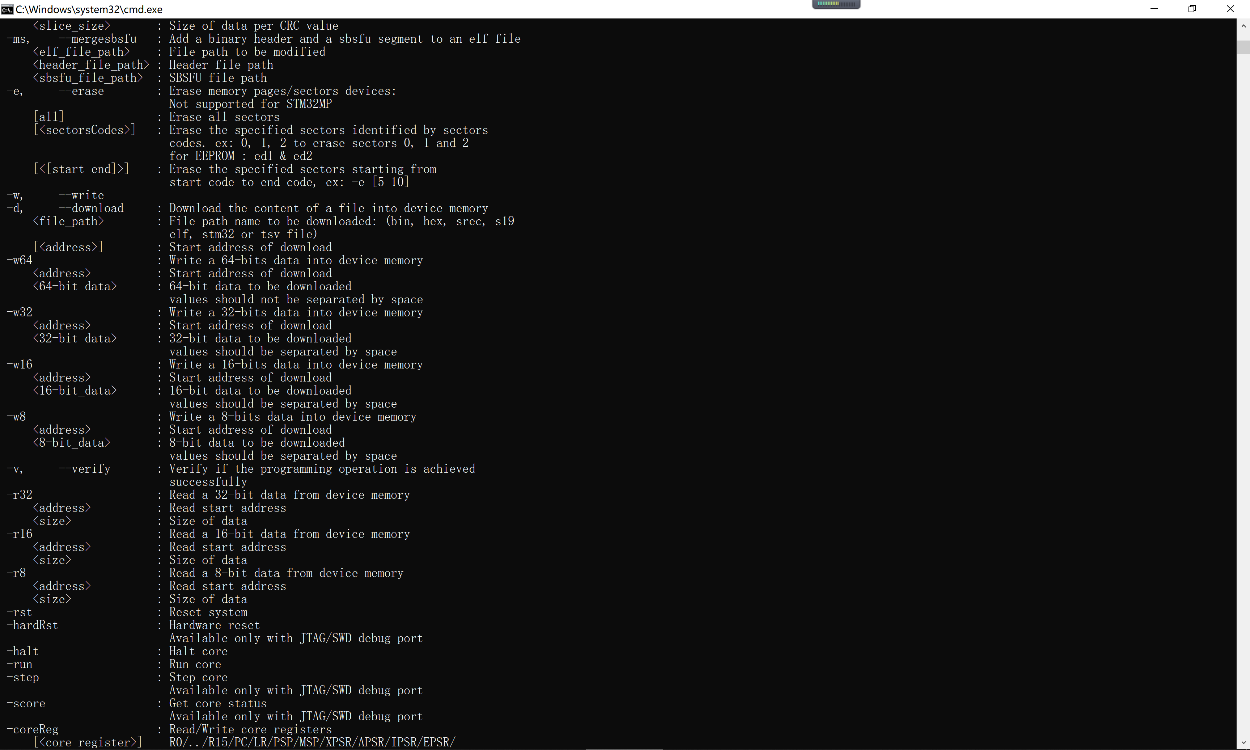  stm32cubeprogrammer 