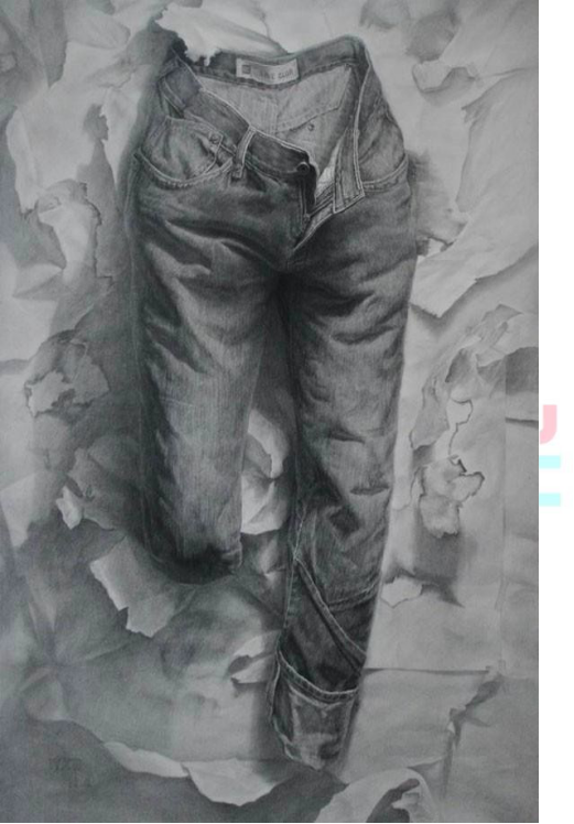 素描中如何画牛仔裤 | 美术生课堂 - 知乎