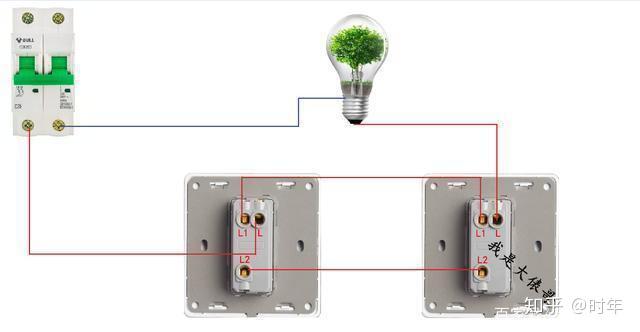 光控开关怎么搭_双控开关怎么接线图解(2)