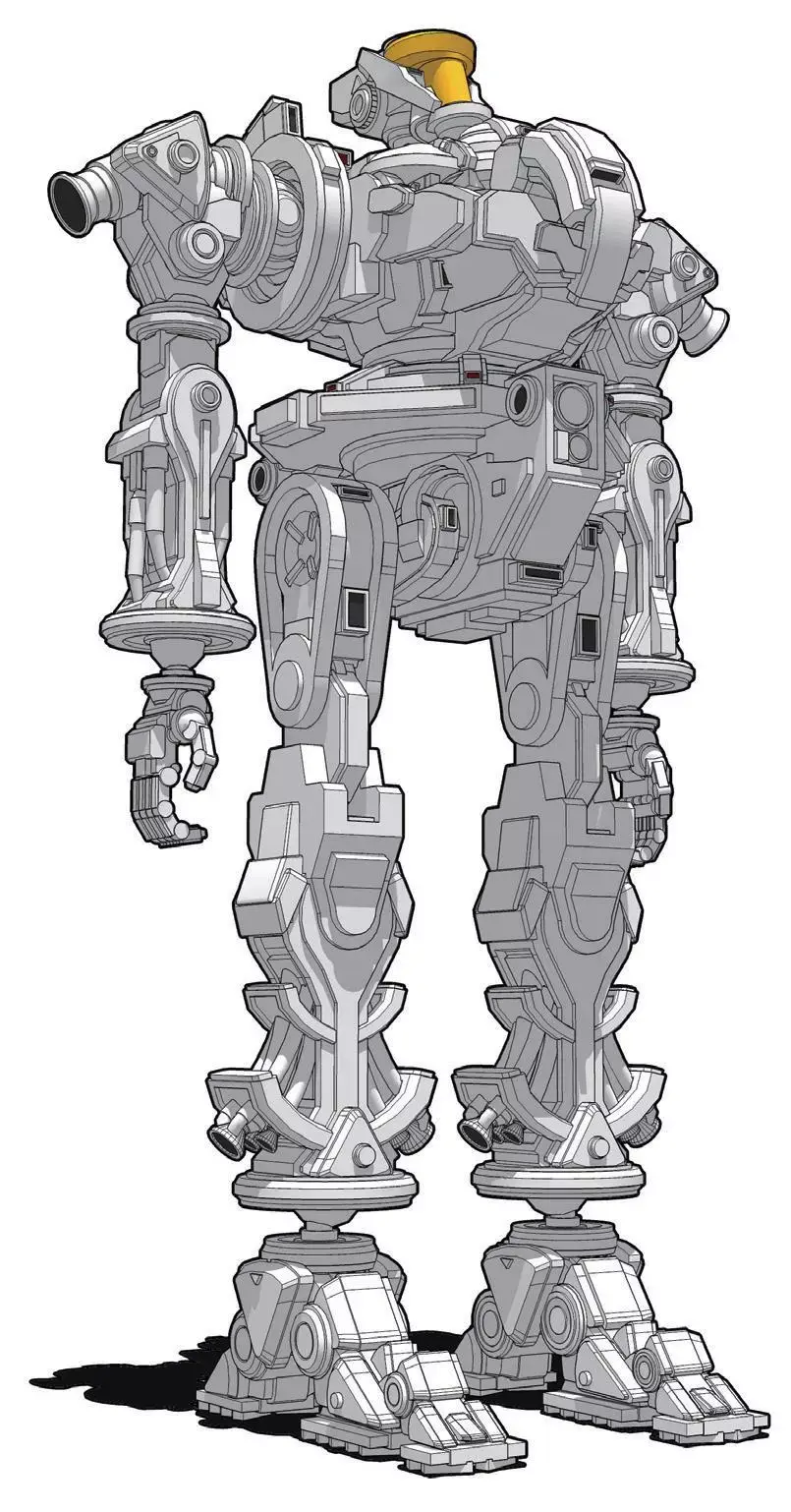 用于机甲基本形态的支撑,是带动机甲运动的内部主体结构,在极大程度上