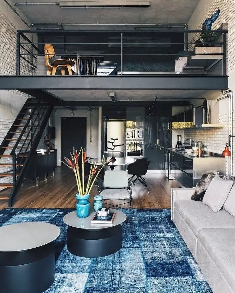 loft公寓突破小窄高难题15㎡逼出50㎡潜力还多了飘窗和大餐厅