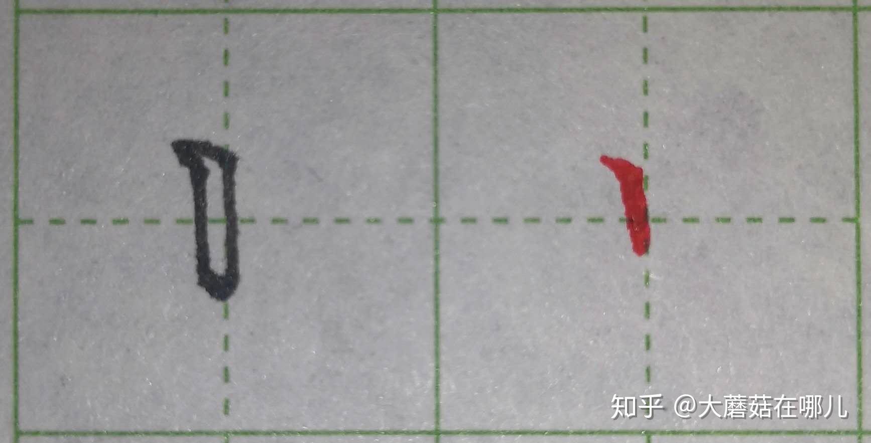 硬笔笔画练习之竖画 - 知乎