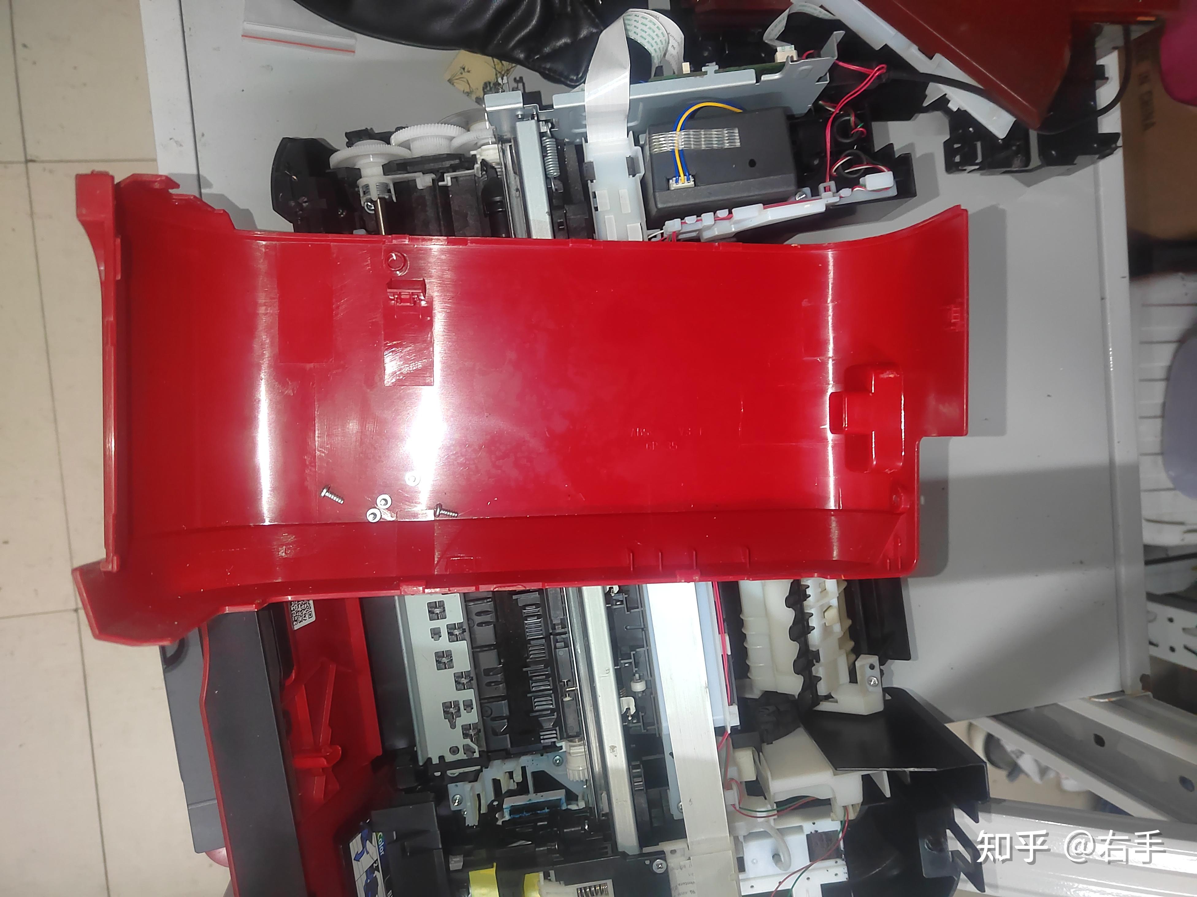 佳能喷墨打印机canon mg3680 卡纸不进纸 更换搓纸轮实操记录