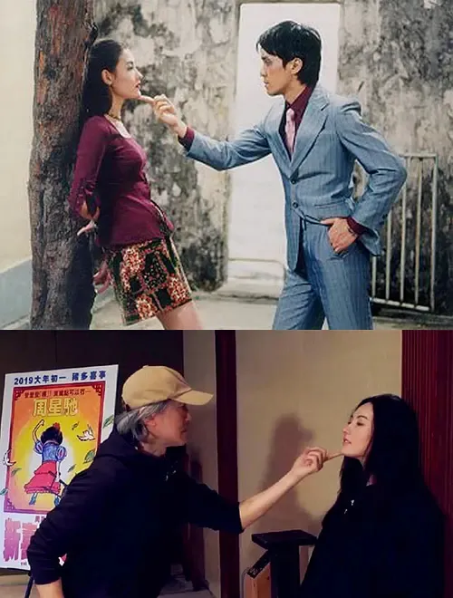周星驰与张柏芝旧照《新喜剧之王》里,曾经那个说"我养你啊"的男人在