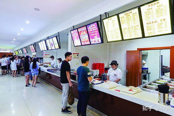 江苏经贸职业技术学院食堂环境
