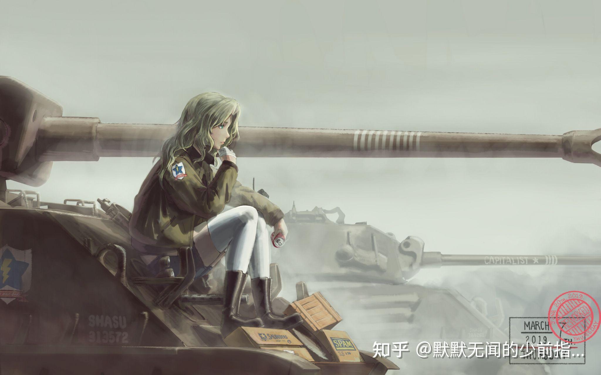 有没有帅气的二次元军事壁纸