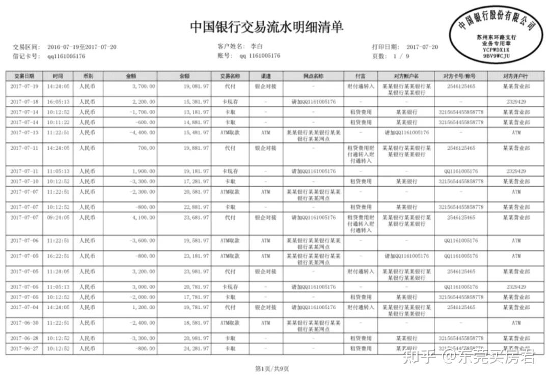 买房贷款，如何做一份优秀的银行流水？