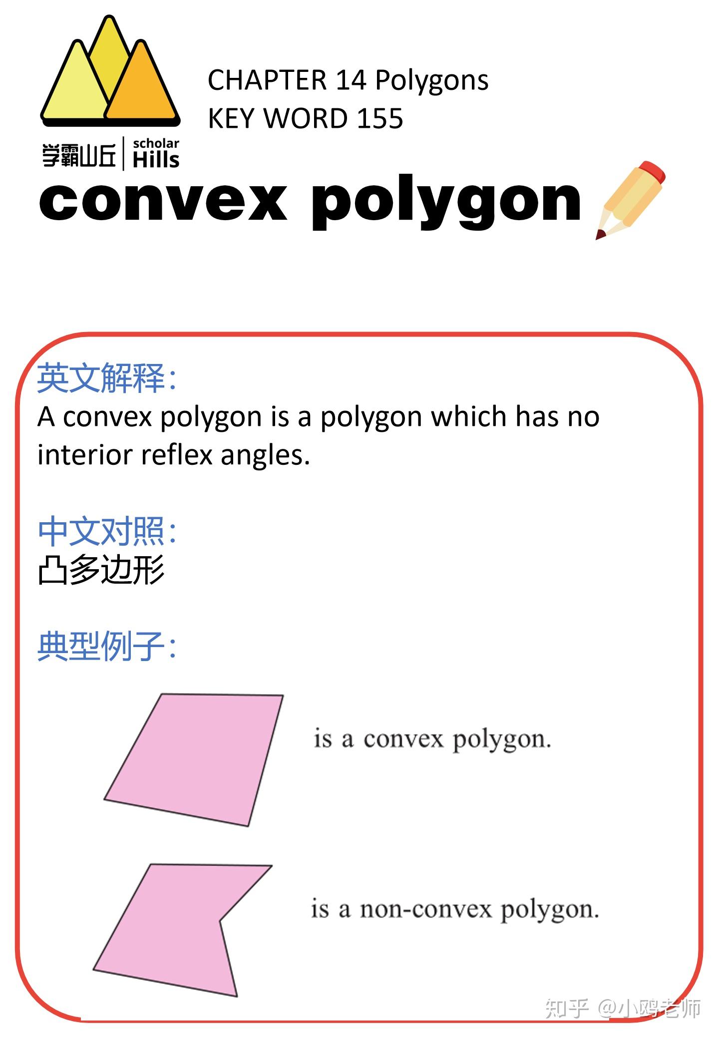 国际学校数学单词第十二课:POLYGONS(多边形) - 知乎