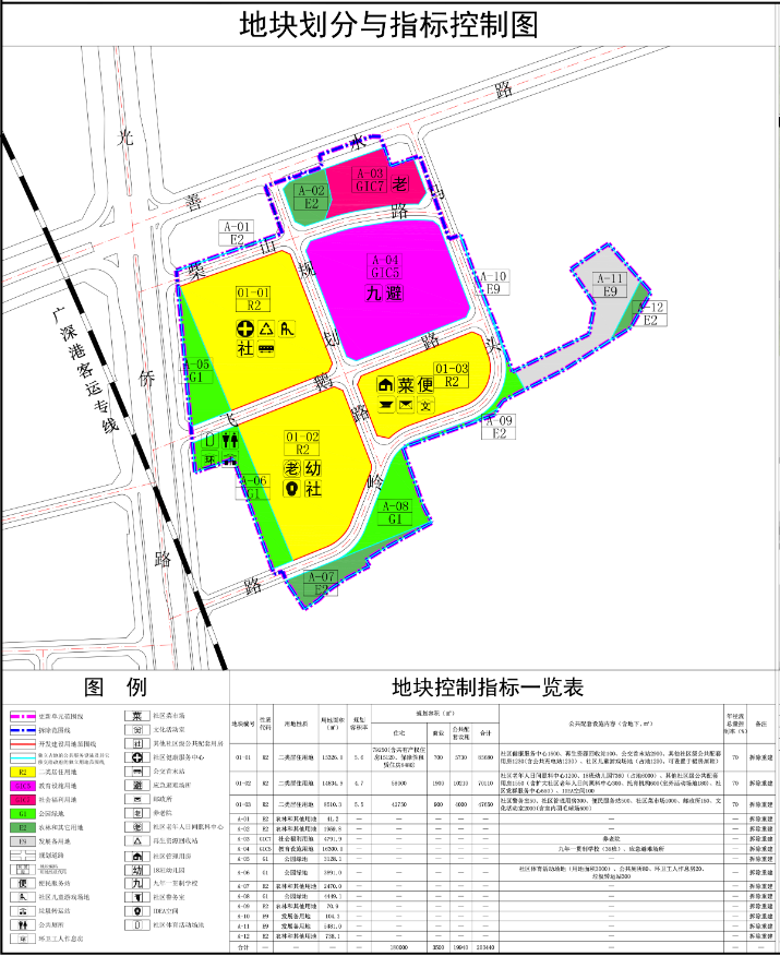 光明新区大学城规划图图片