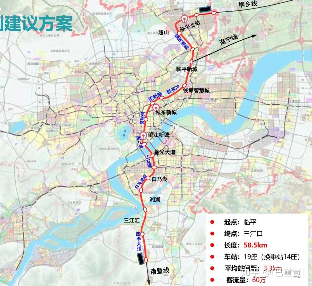 杭州地鐵四期規劃徵求稿臨時撤回這次崇賢閒林義橋能通嗎