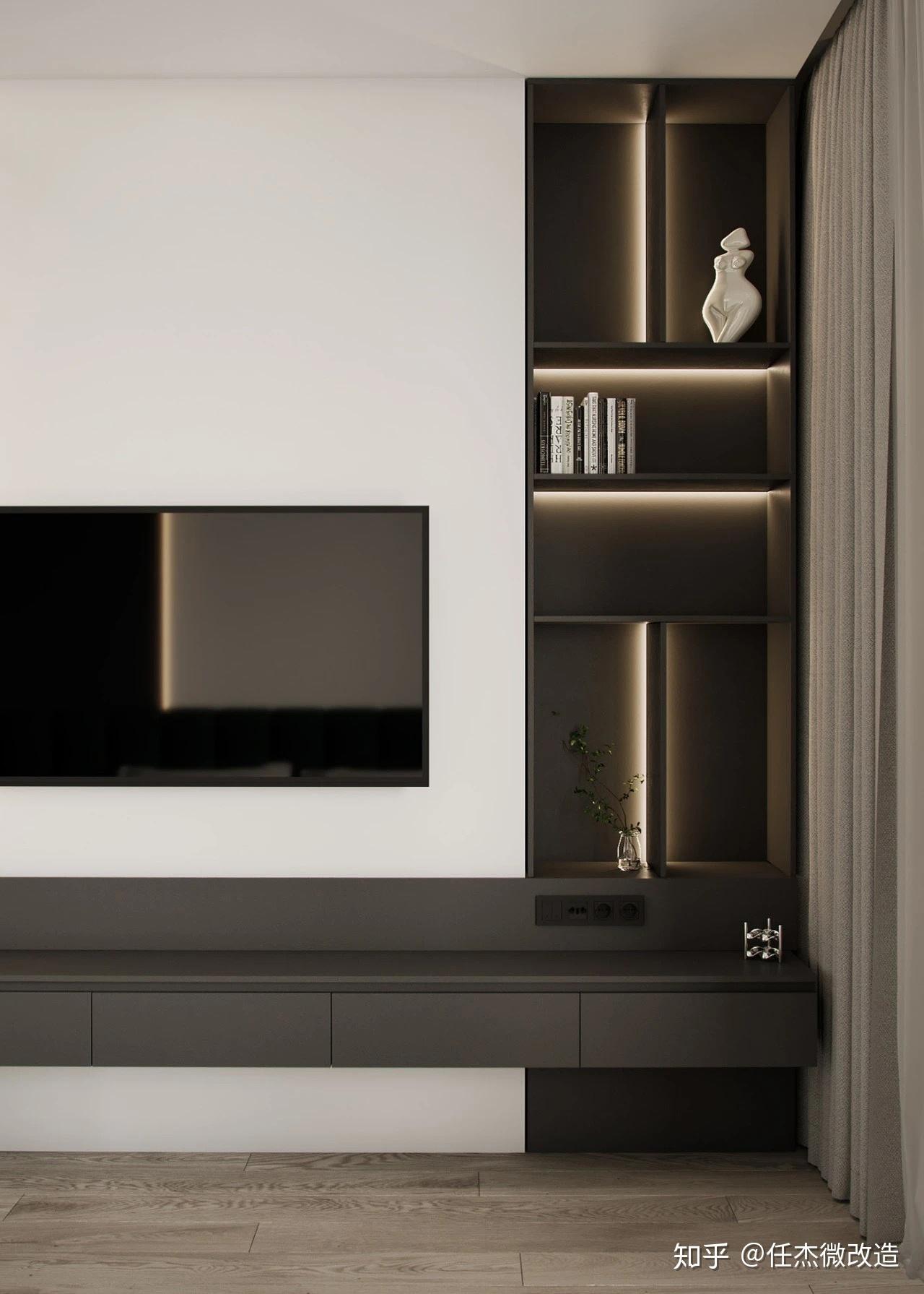 设计大神们,我想请问下卧室墙面有凹槽怎么装饰,不想填平. - 知乎