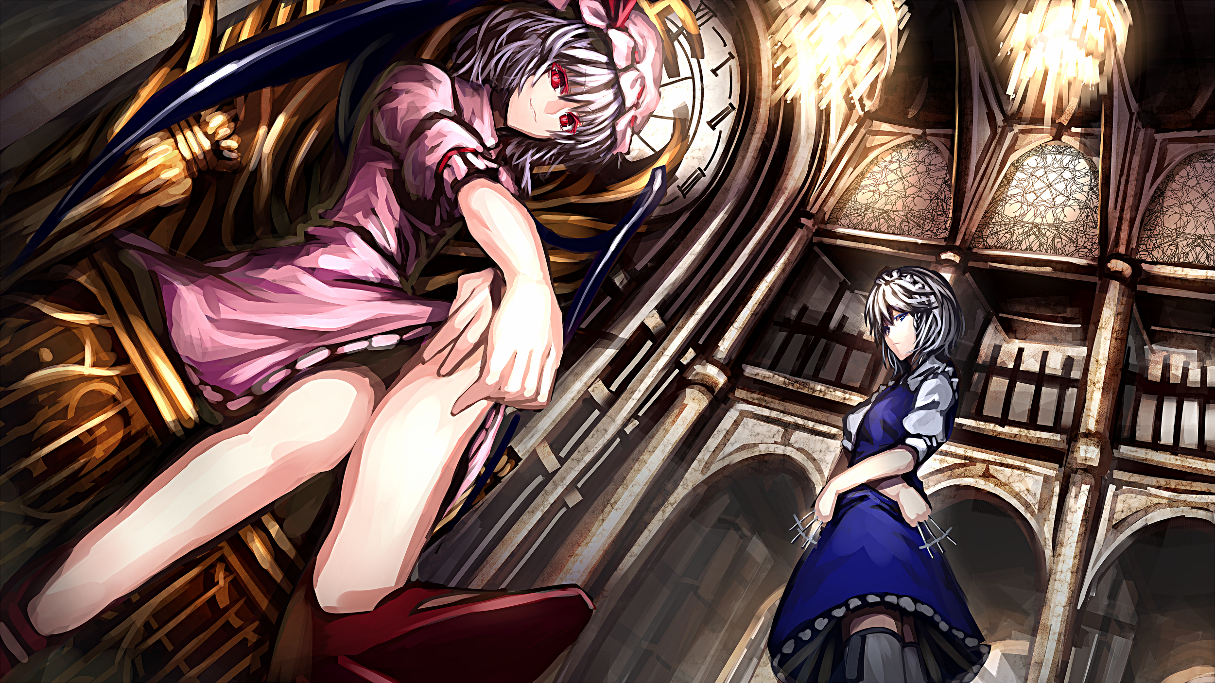 东方project丨十六夜咲夜精选电脑壁纸丨高清壁纸丨超清壁纸丨手机