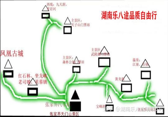 8:紅石林,坐龍峽,芙蓉鎮,老司城推薦指數aaa,門票100左右,每個景區