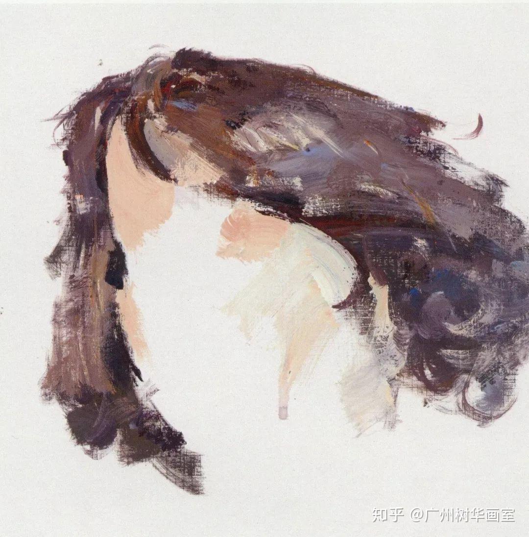 美术校考常见的色彩头像如何画好色彩头像考试中的五官呢