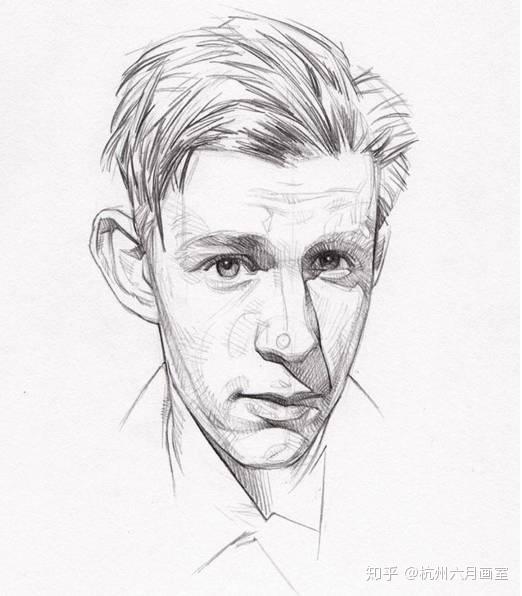 速写五官画的好其实就是五官生动表情丰富多彩能看出喜怒哀乐