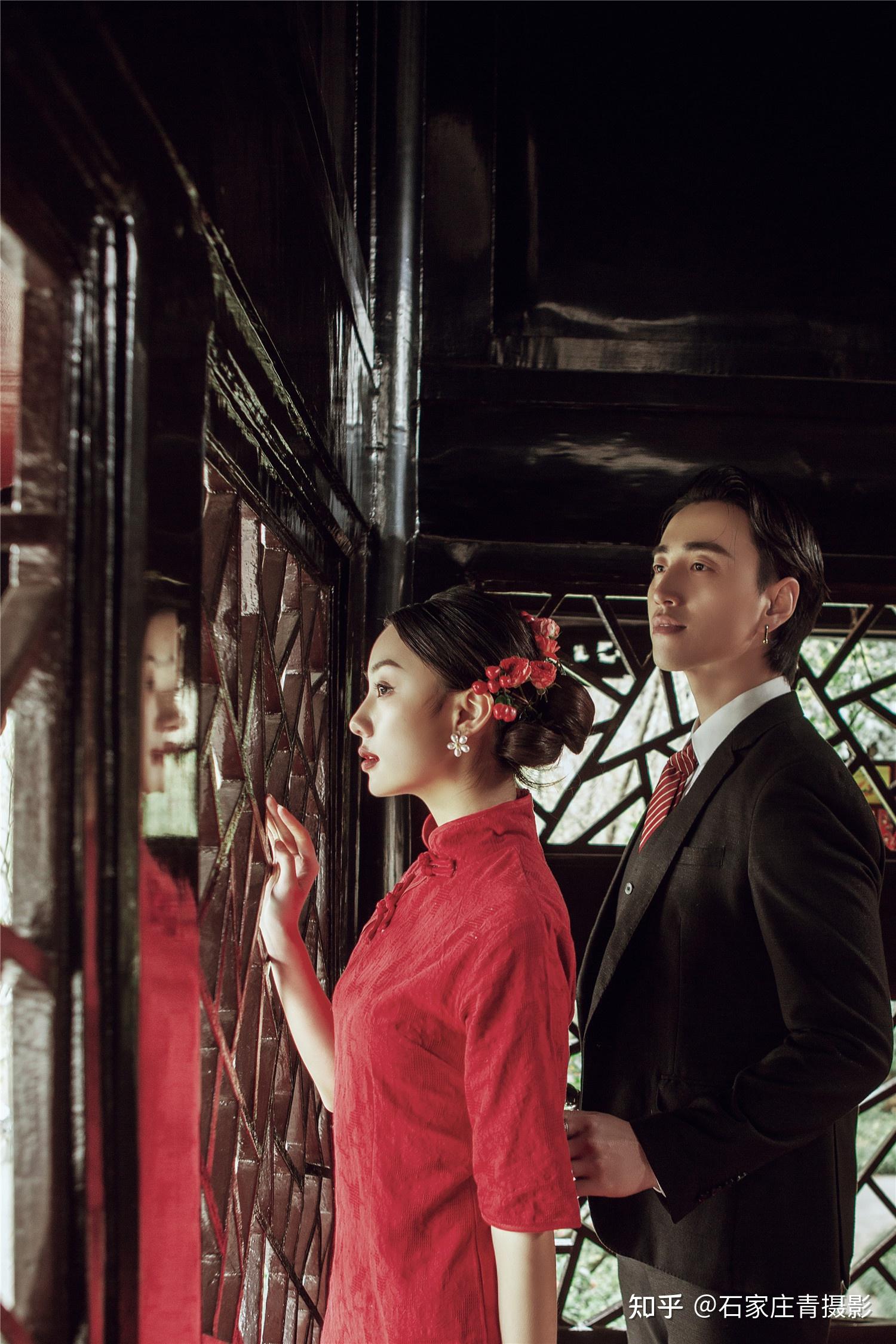 让人难以忘怀,独特魅力旗袍婚纱照张显中国传统文化的底蕴复古的味道