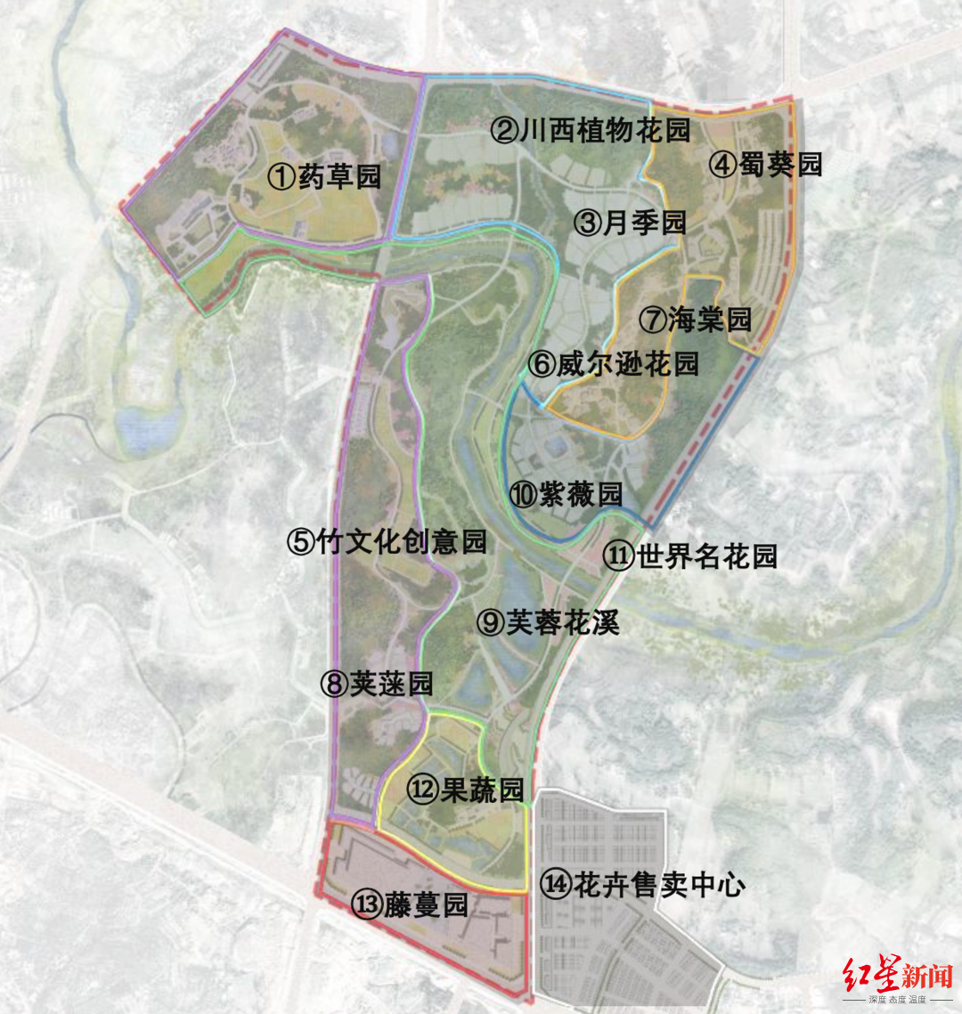 即墨岘山公园规划图图片