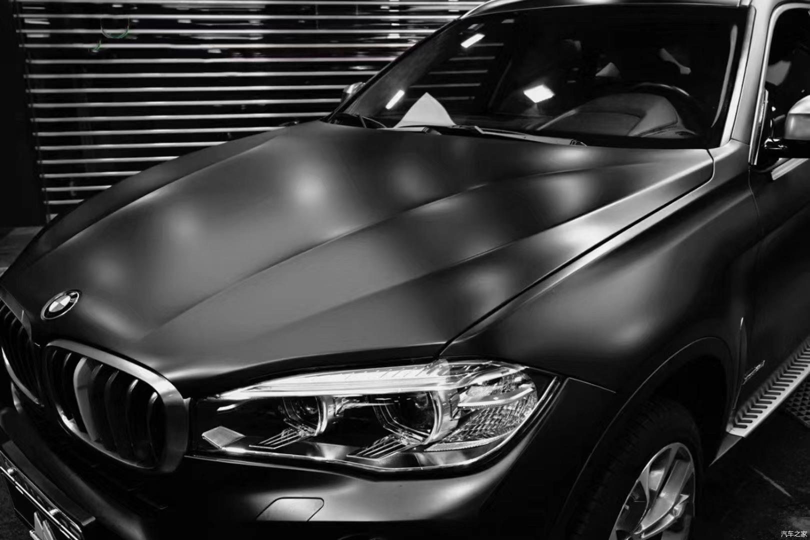 成功源于自信自信源于宝马x6哑光膜更有气势