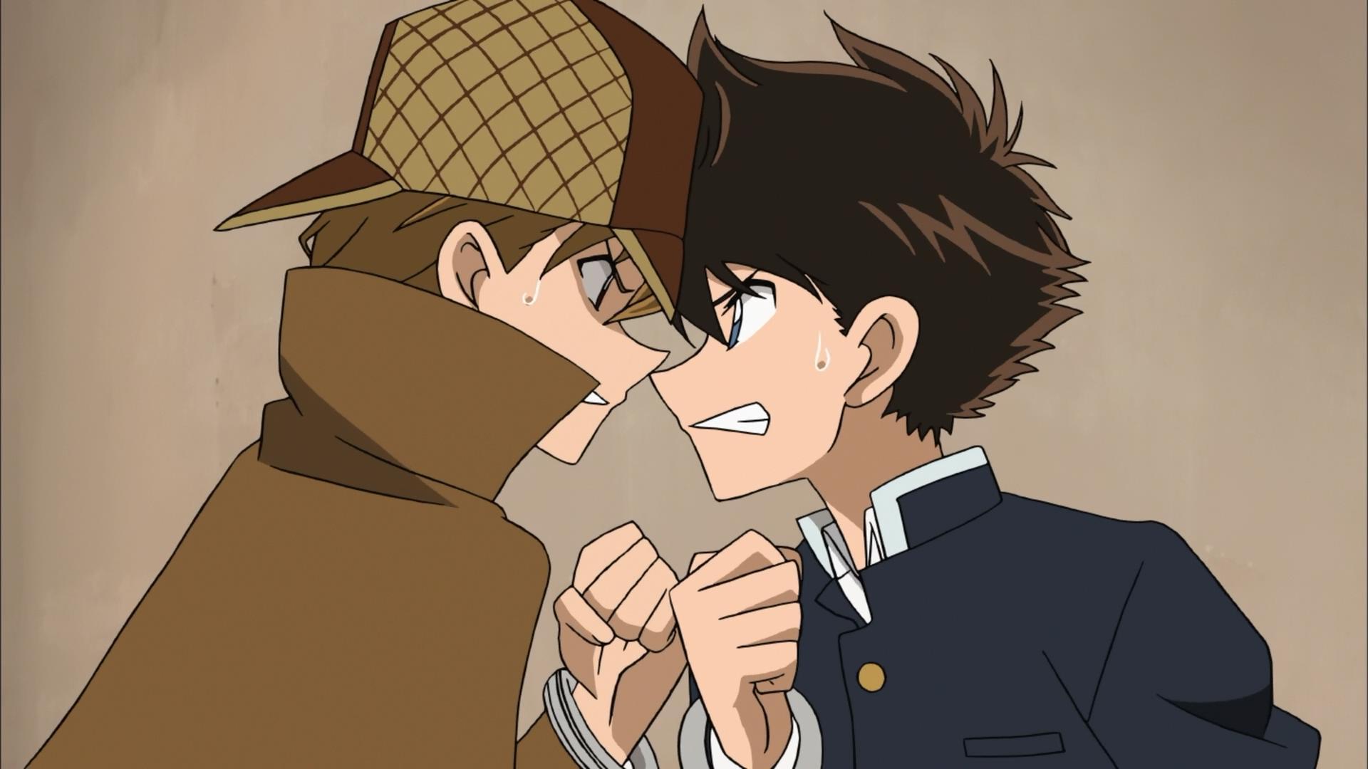 快探: 动画截图全部来自魔术快斗(tms版)第九集>=====和谐友爱的