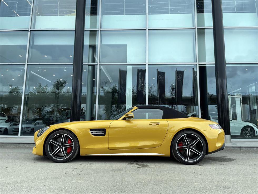 极具操控的v8后驱超跑!奔驰amg gtc 敞篷版 交付宿州客户