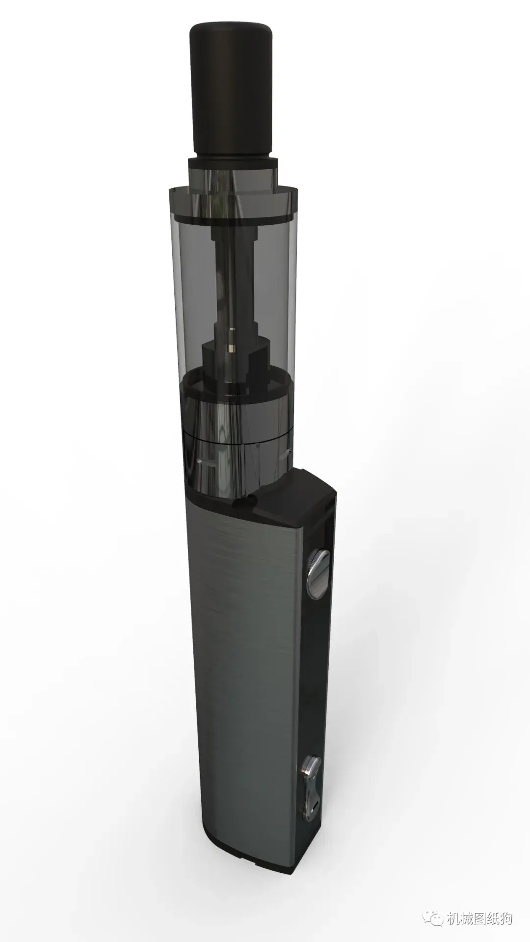 工程机械justfog电子烟模型3d图纸stpxt格式