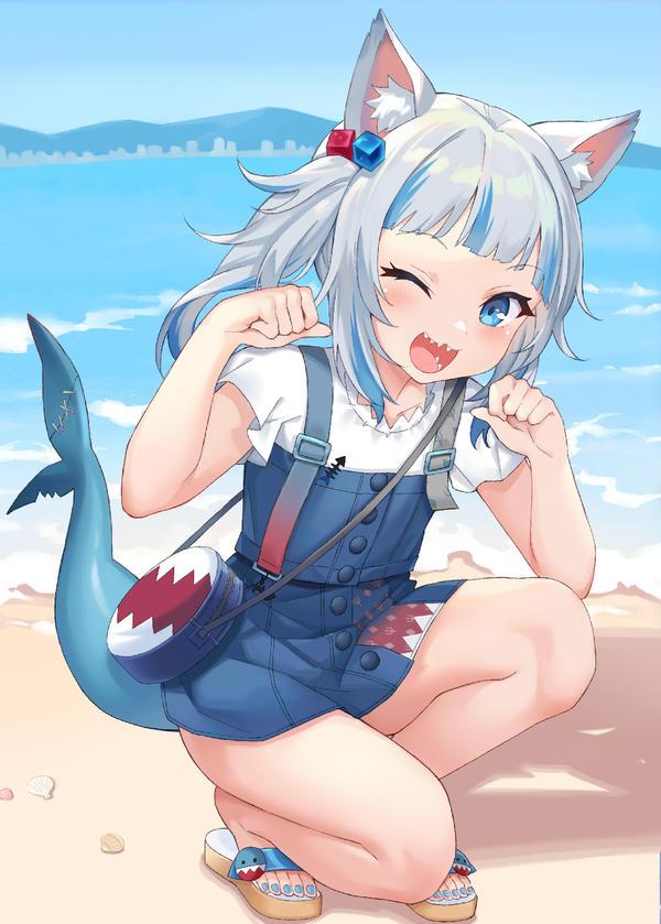 小鲨鱼古拉手机壁纸图片