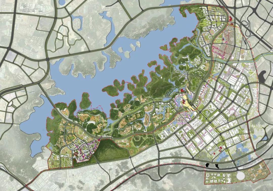 创新阡陌共享社区松山湖南部滨湖地区城市设计