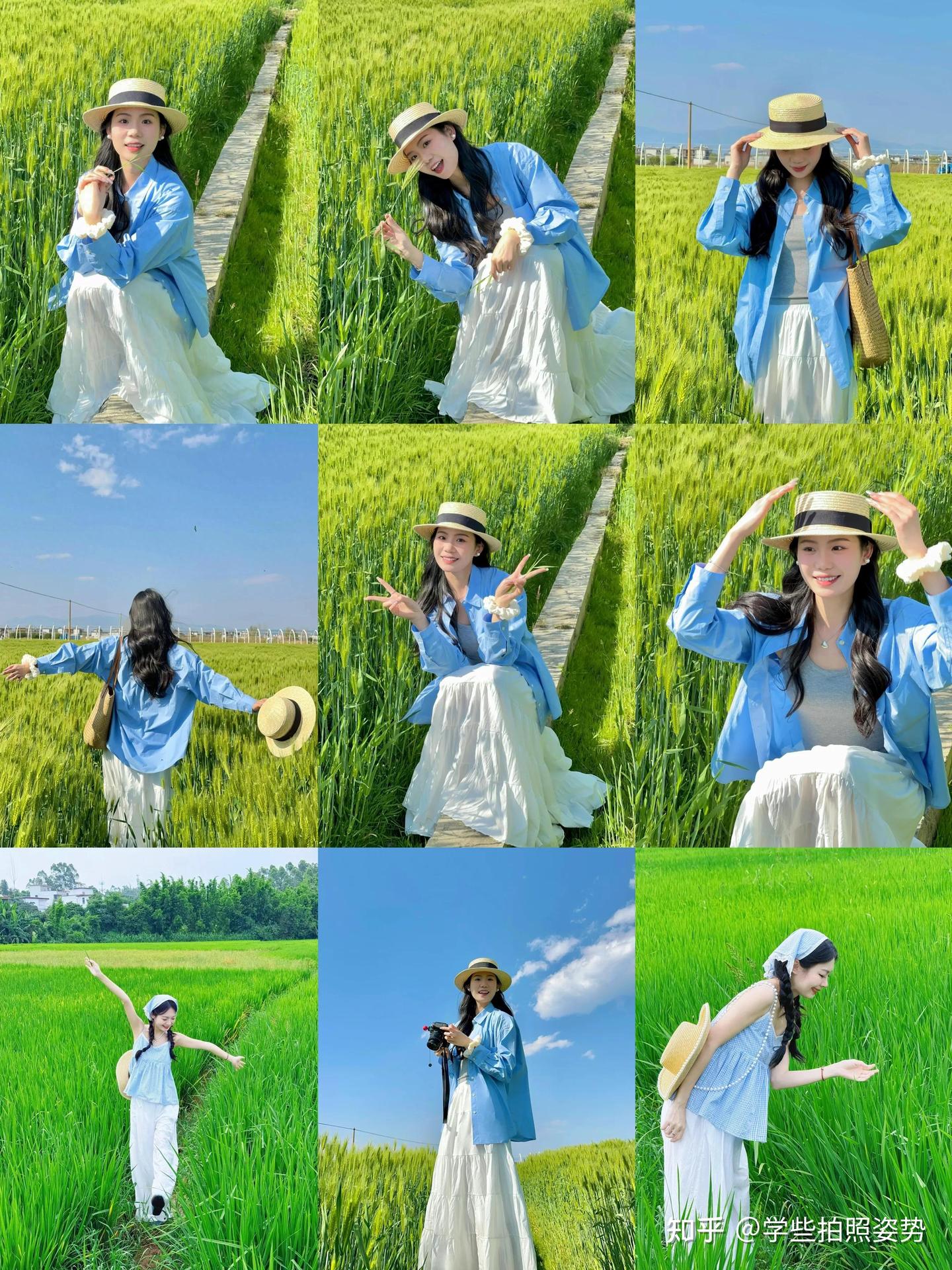 风吹麦浪,麦田人像这样拍太美了!清新自然,文艺漂亮,谁拍谁好看