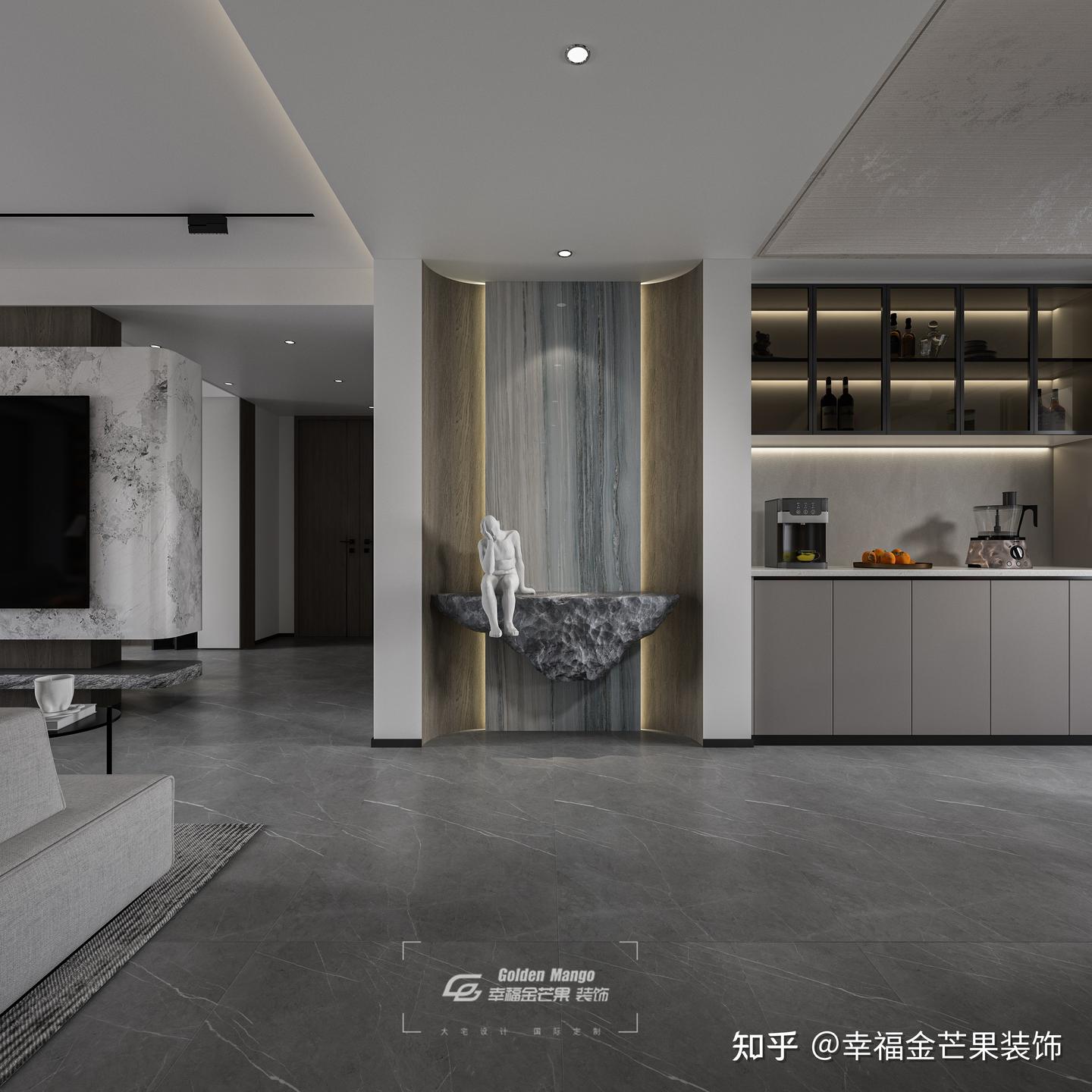 【幸福金芒果】碧桂园·映象美庐209㎡现代风格丨遁离尘嚣,回归自然 - 知乎