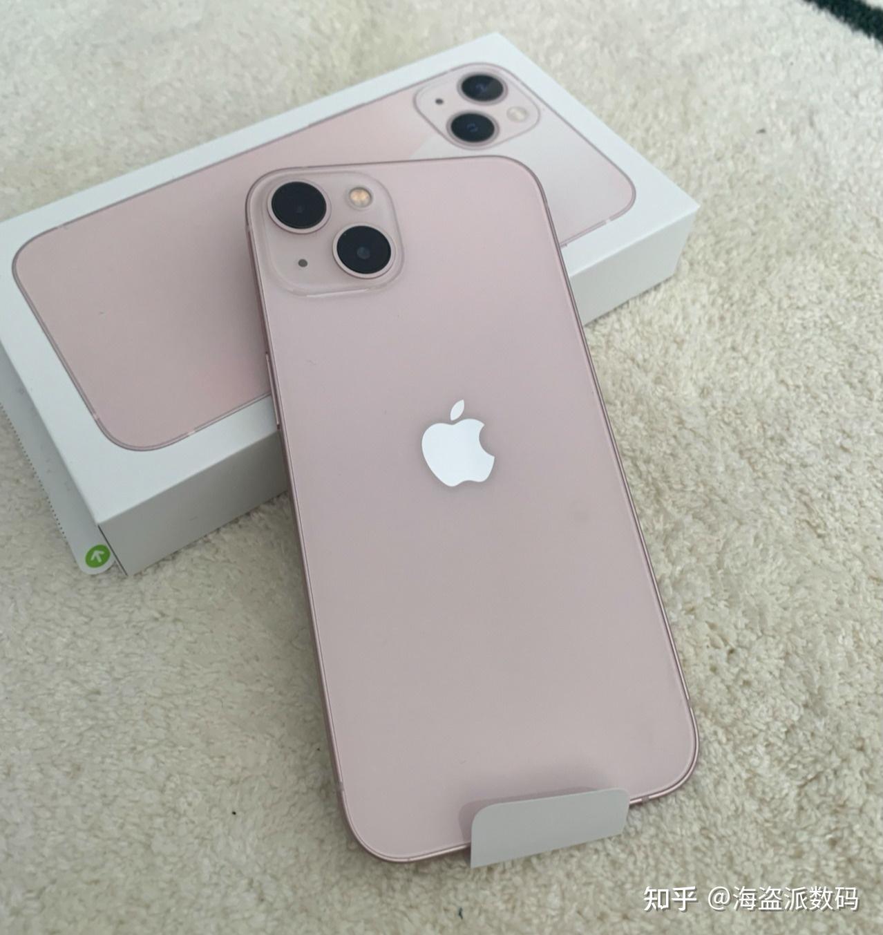 苹果手机评测:iphone 13智能手机,果然是十三香,送女朋友粉色可爱礼物