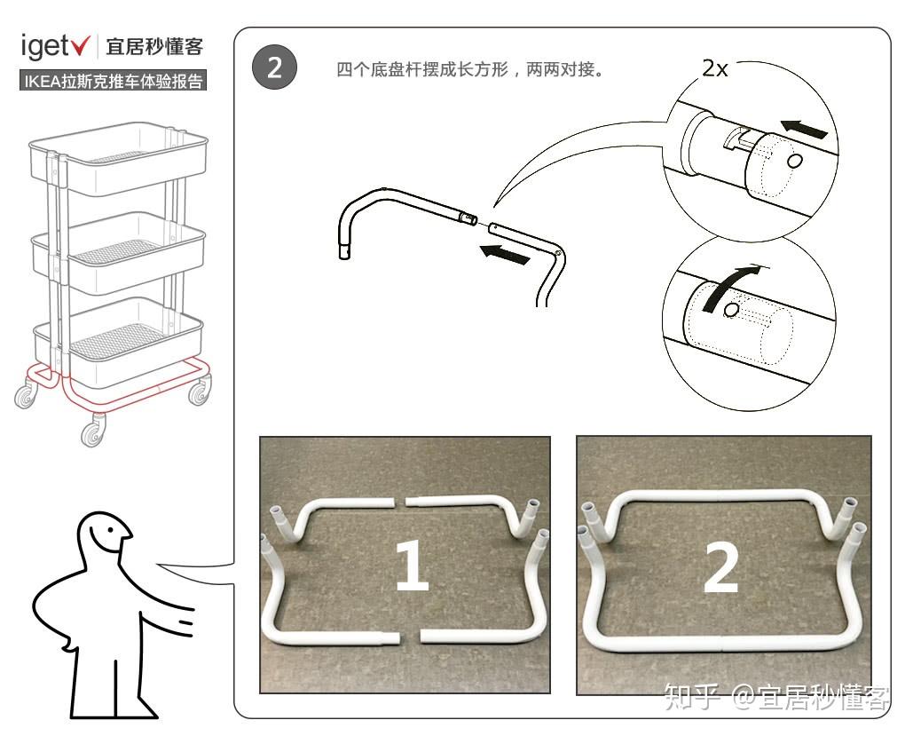 宜家推车如何安装图解图片