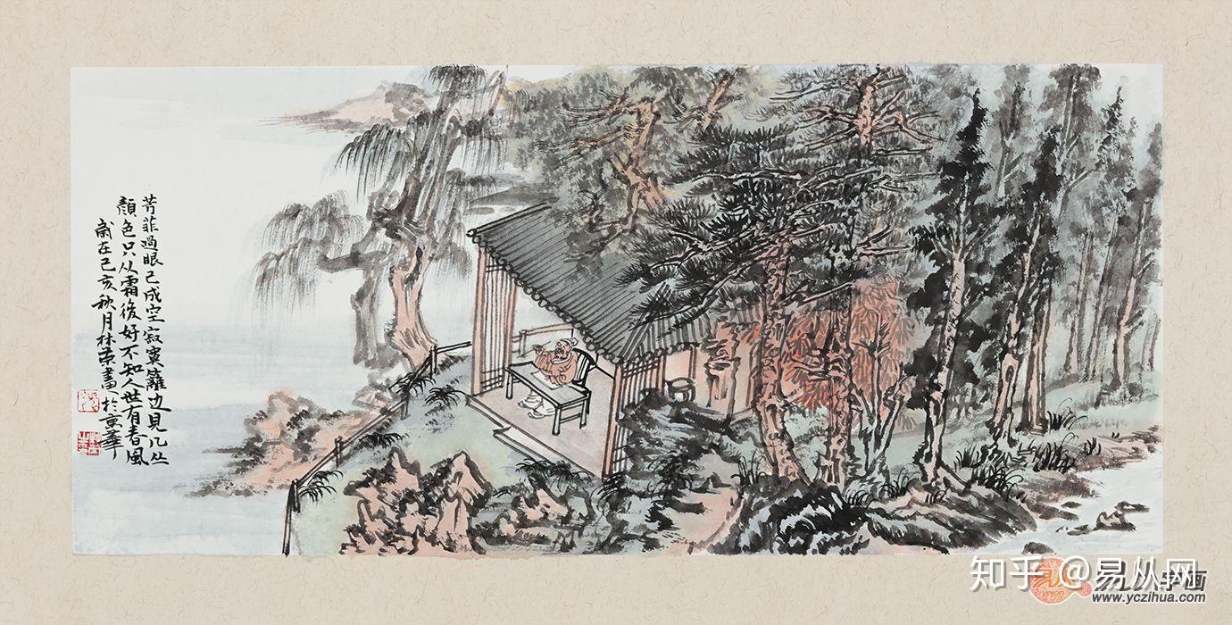 题画菊中美协画家张林荣国画艺术鉴赏