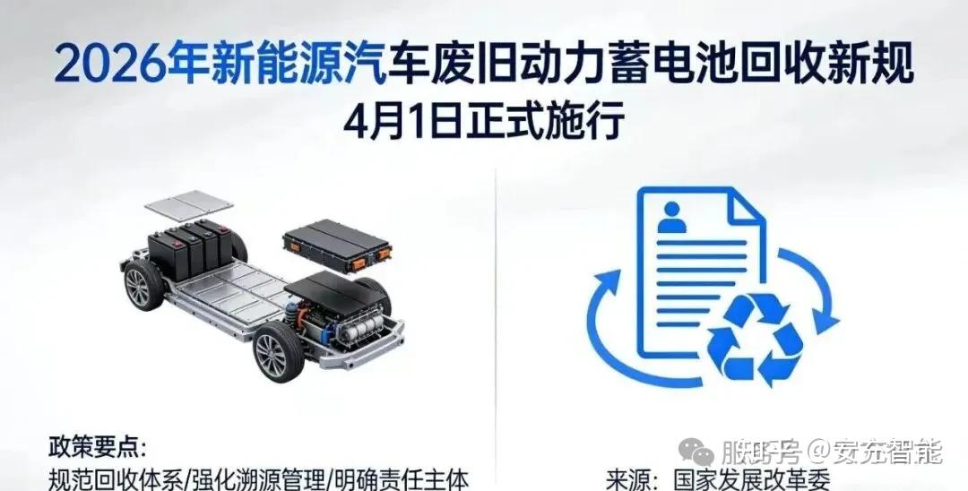 4 月 1 日起执行!新能源车主的旧电池更值钱了!!!