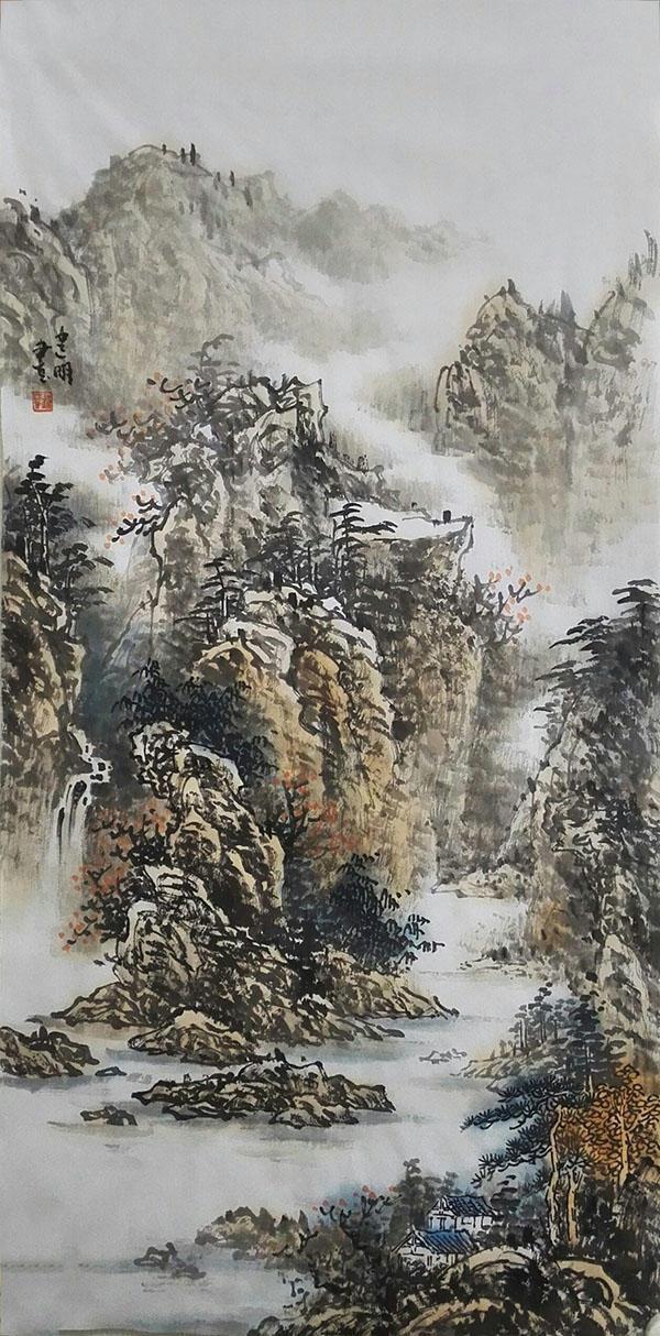 山水画家刘建明--大气磅礴绘江山 - 知乎