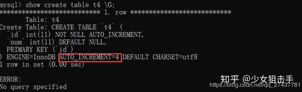 Python Mysql自增字段auto Increment值的修改方式 知乎