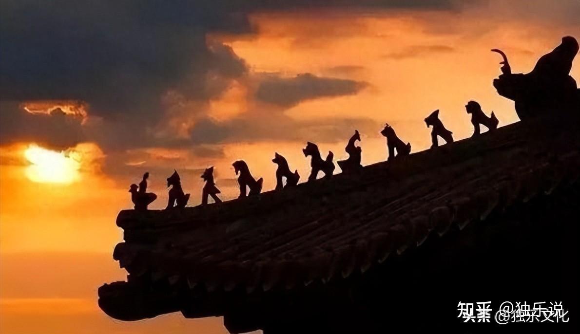 中国古建筑中的知识(四):古代建筑屋顶上的那些小神兽 - 知乎