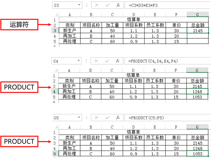 excel数学运算函数:表格中积商和余数的处理方法 - 知乎