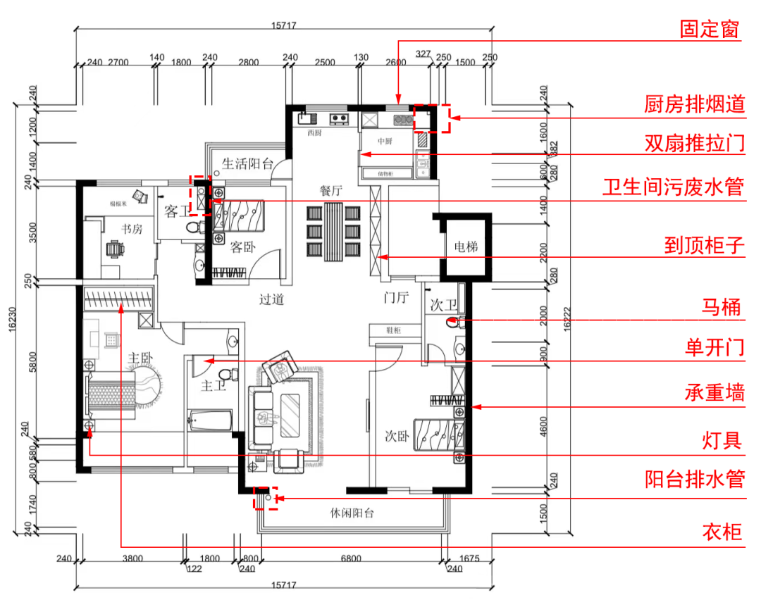 室内设计施工图图例(HJSJ入门指南)! - 知乎