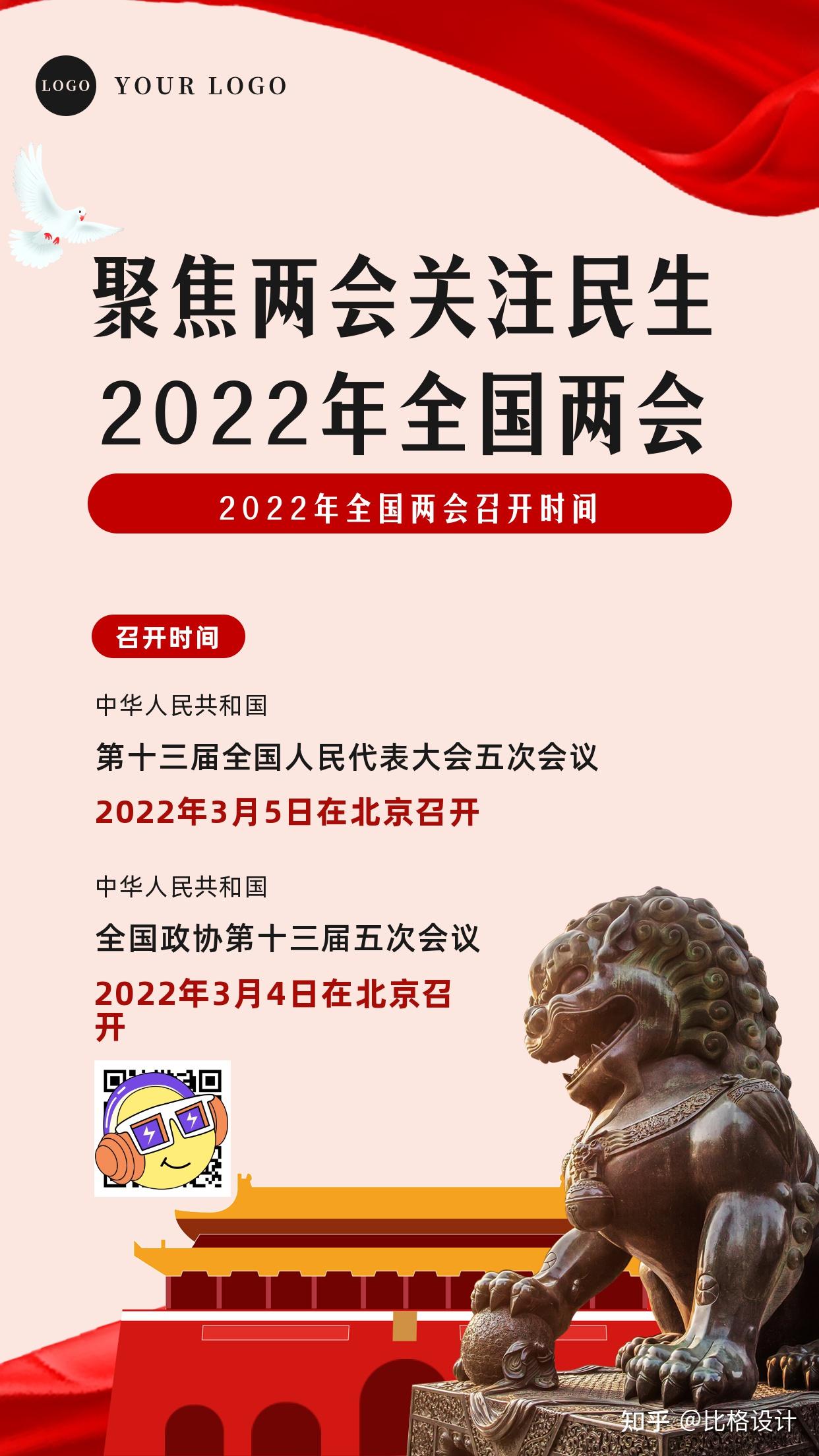 2022全国两会图片海报赶紧收藏