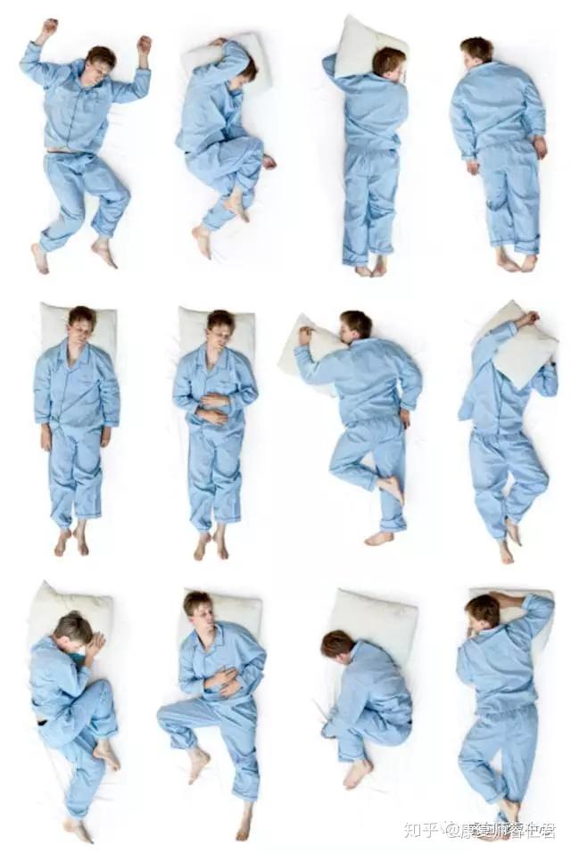 人的正确睡觉姿势图片