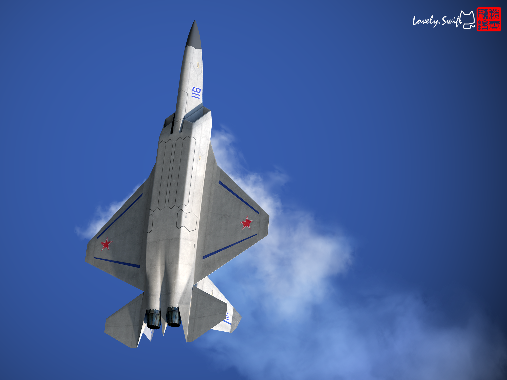 cg图俄罗斯米格37设计先进但却被下马