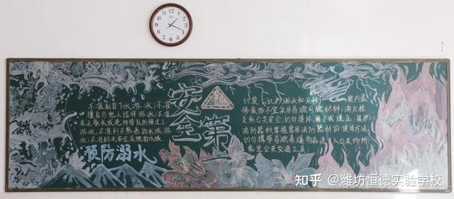 安全板报大学生图片